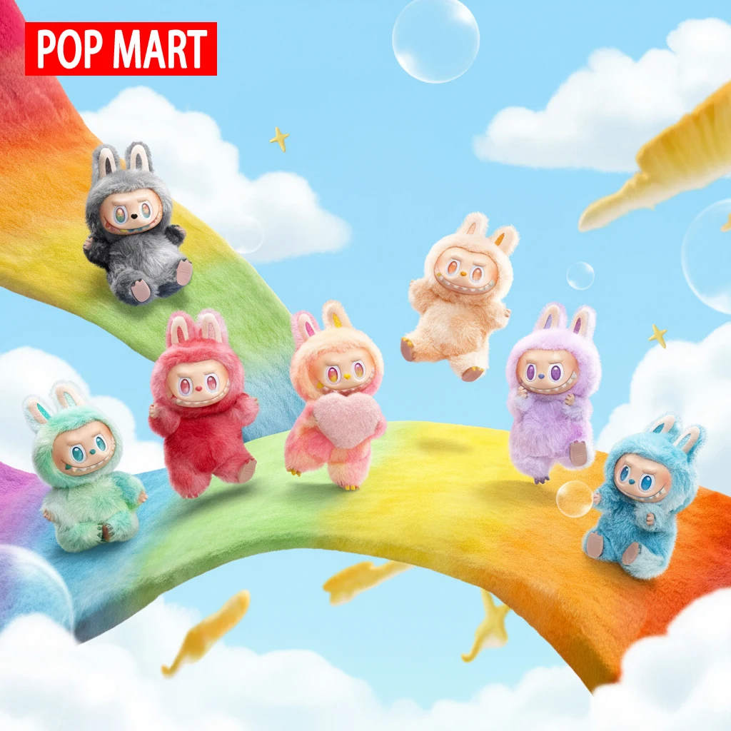 Labubu-Puppe – perfektes Geschenk – Macaron-Farbe, 100 % echt. Es ist das perfekte Geschenk für Kinder, Familie und Freunde.