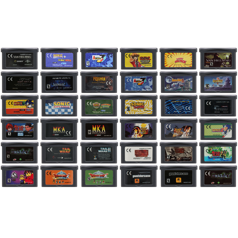 GBA-ビデオゲームカートリッジ,32ビットゲームカード,ドラゴンクエスト,メタルスラッグ,シャーマンキング,サモンナイト,バンヘルプ