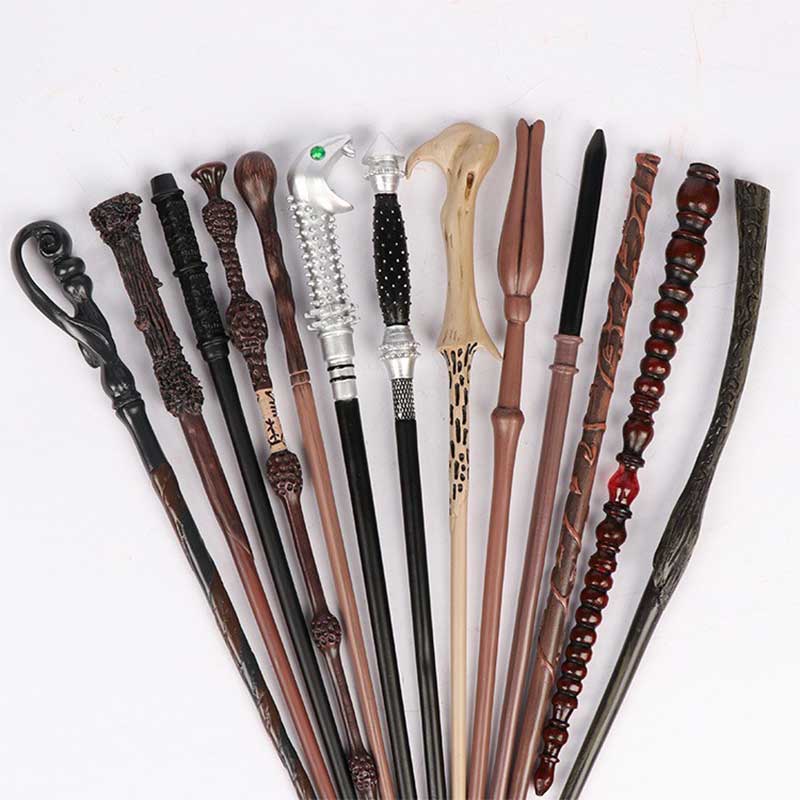 New Cosplay Harries Show Metal Core Magic Wand Children Decoration Toy Accessories Kid Gift Bacchetta Di Plastic Magic Stick