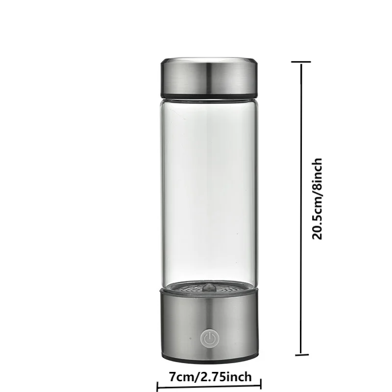 1 szt. 450ml przenośny generator wody wodorowej 3 minuty w trybie wysokiego stężenia generatora wody wodorowej