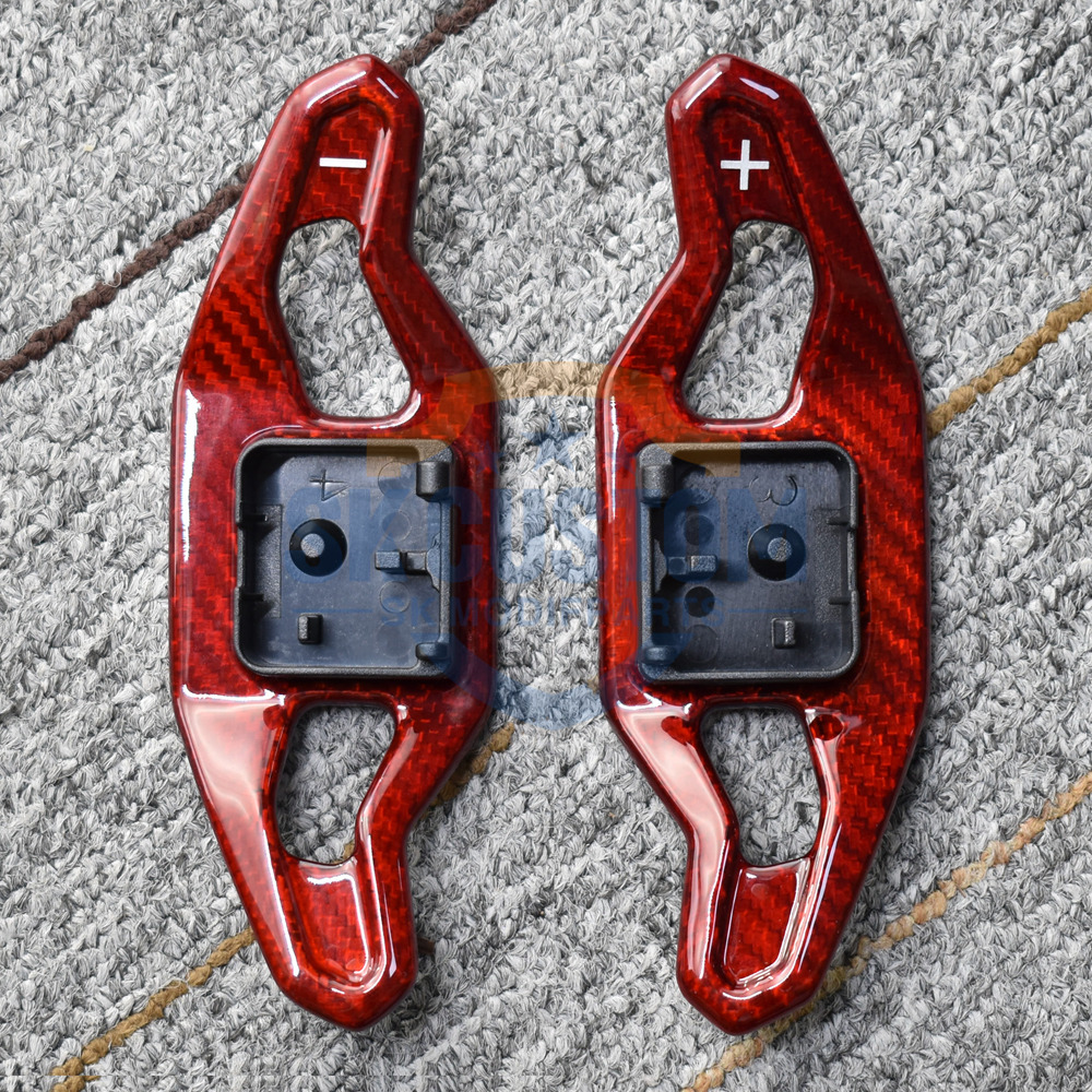 SK Для Audi A3 S3 RS3 A4 B9 S4 RS4 A5 S5 RS5 A6 S6 A7 A8 S8 Q3 Q5 Q7 RS6 C7 C8 RS7 TT Рулевое колесо из углеродного волокна сдвиг