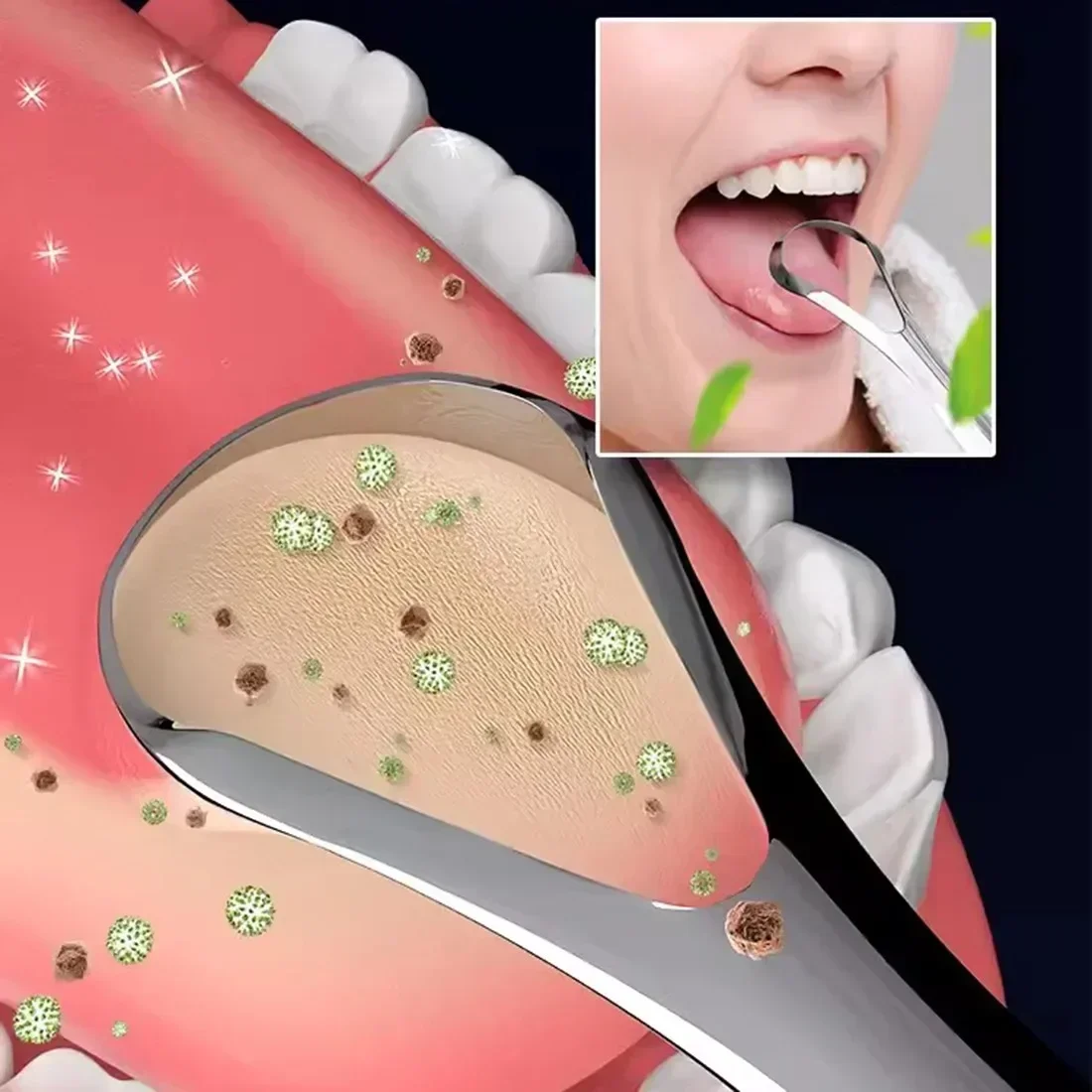 1/2/3 pezzi riutilizzabile in acciaio inossidabile utile raschietto per lingua detergente alito fresco pulizia lingua rivestita strumenti per la cura dell'igiene orale