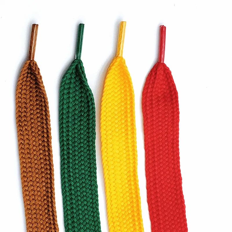 New 2cm wide fashion laces men and women sneakers flat shoes casual shoes lace length 100/120/140/160cm shoelace 18 color