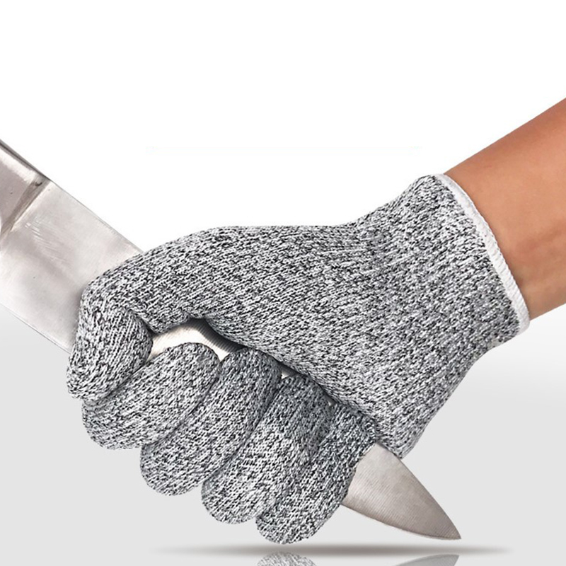 Guantes anticorte multiusos de grado 5, protección de seguridad contra el corte de vidrio, HPPE, protección para horticultura