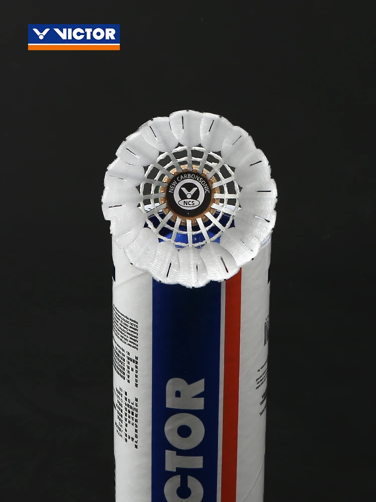 1 Tube 6 Pcs VICTOR new carbon sound NCS artificial badminton with stable flight and endurance for matches