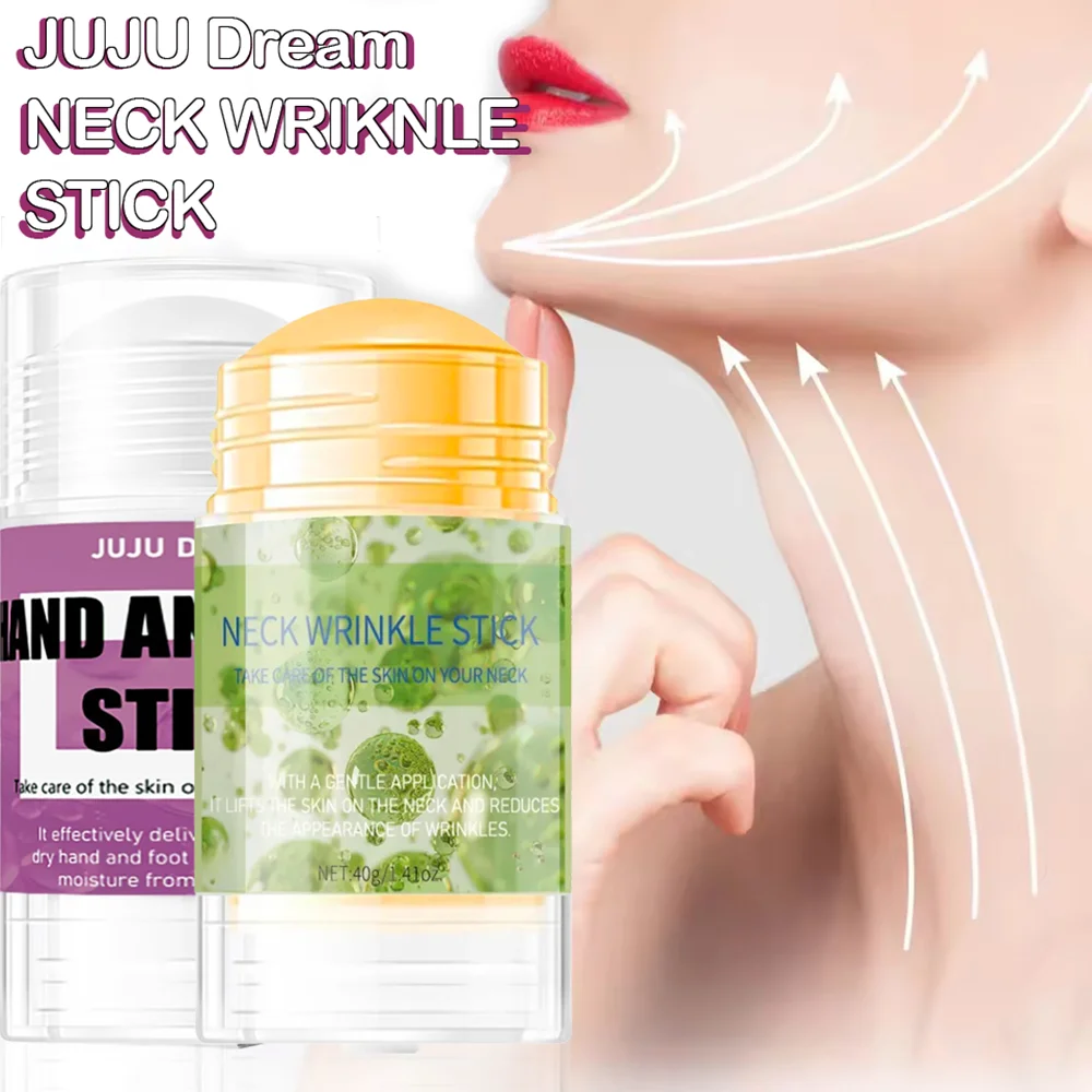 Stick para rugas no pescoço – Cuidados com as mãos e pescoço, suave e de baixa irritação, clareador, cuidados com a pele DIY, certificado, unissex, para todos os tipos de pele