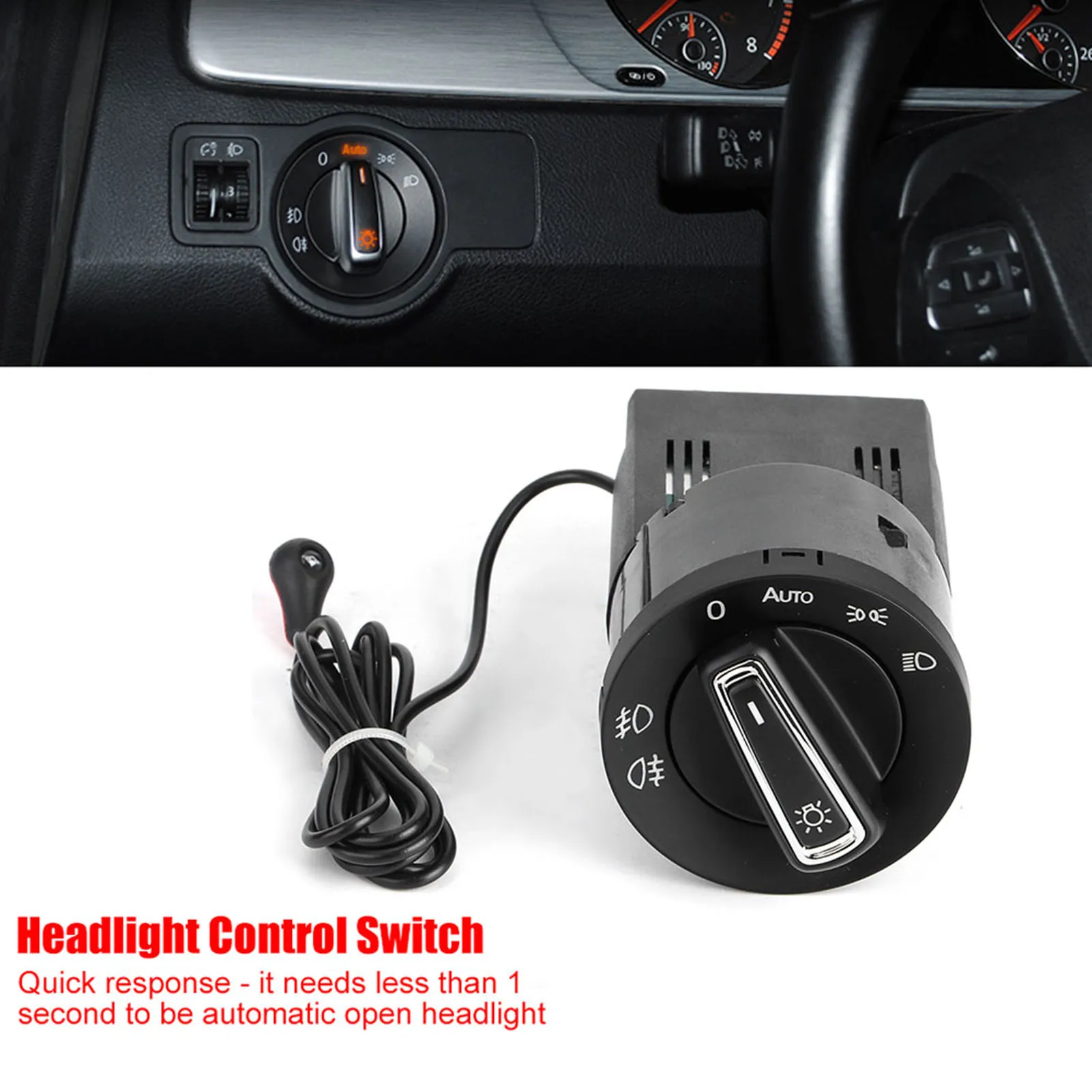 1C 0941531   3BD 941531   AUTO Scheinwerfer Lampe Steuerschalter Lichtsensor Modul Passend für MK4
