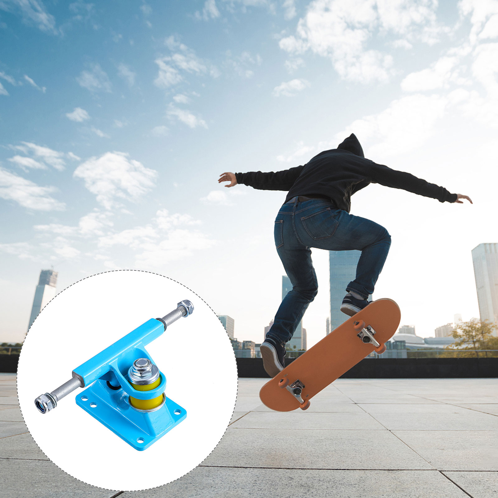 1 Paar Skateboard-Trucks, stoßfest, Standard-325-Zoll-Skateboard-Trucks