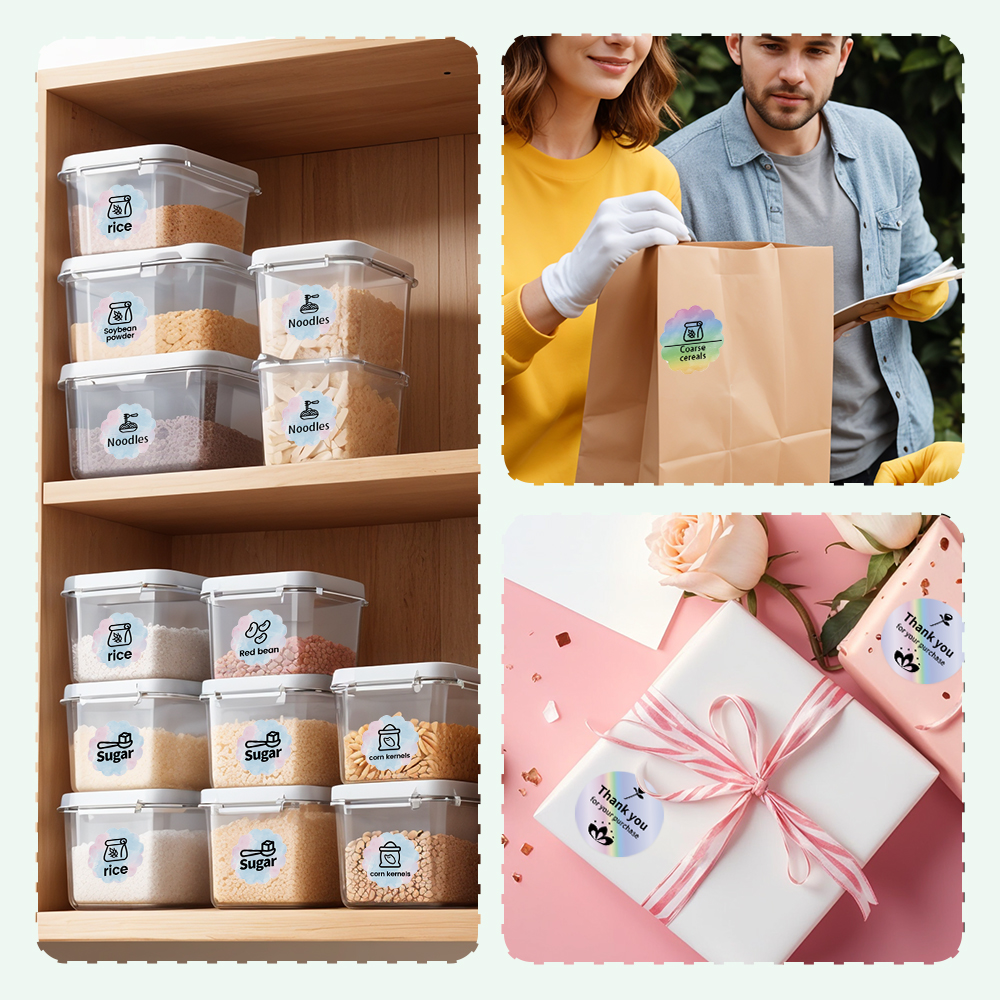 Рулон термонаклейки Phomemo 20-50 мм, совместимый с клейкой этикеткой со штрих-кодом M110/M220/M108/M200/продуктивной этикеткой для коммерческого использования