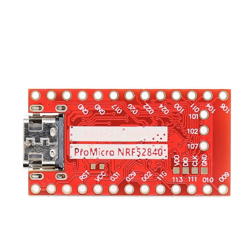 NRF52840 Board Compatible With Nice! V2.0 Bluetooth Split Keyboard Development for Pro Micro Sd Red Power Supply Voltage Aiyima