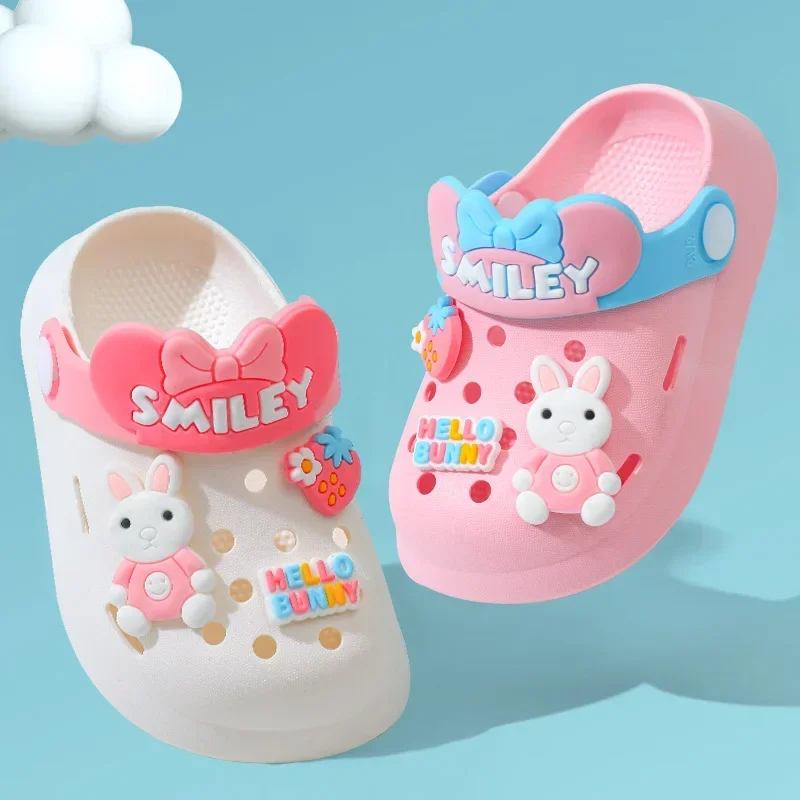 Chinelos Sandálias de sapato de bebê Mules Sandálias respiráveis para meninos e meninas com sola macia para atividades internas e externas e design antiderrapante