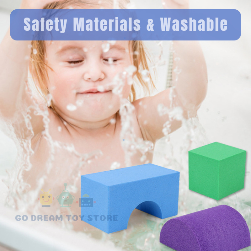 46 個ソフト EVA ビルディングブロック知育玩具子供のための大型サイズのカラフルな積み重ね可能な幹就学前のおもちゃ少年少女のギフト