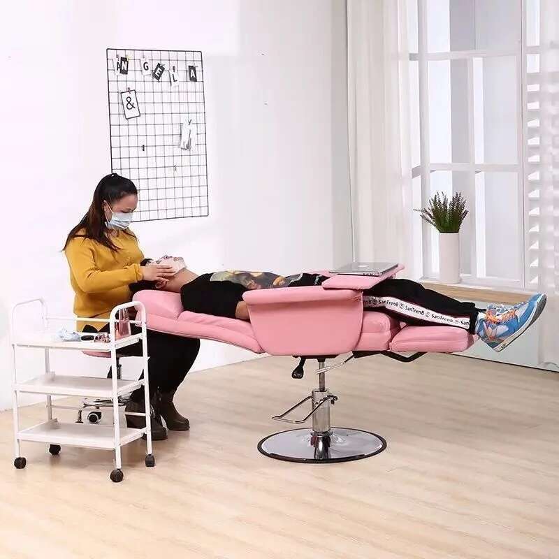 Гидравлический подъемный компьютерный парикмахерский стул, вращающийся парикмахерский стул для педикюра, спинка, Cadeira, коммерческая мебель