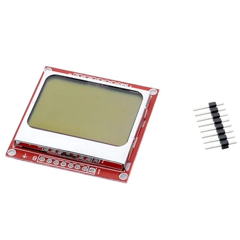 Умная электроника, ЖК-модуль, монитор с белой подсветкой, адаптер PCB 84*48 84x84 Nokia 5110, экран для Arduino