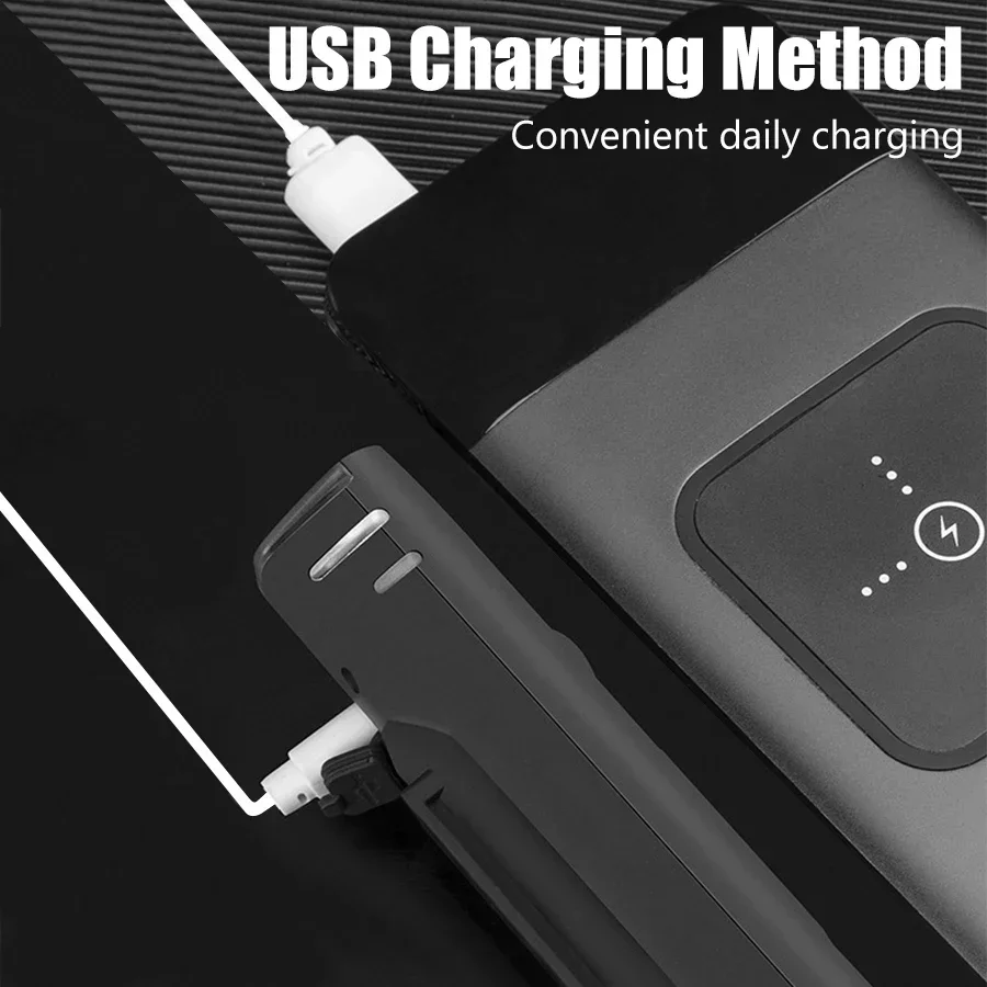 Potente luz delantera de bicicleta de autodefensa, LED recargable por USB, antideslumbrante, 4 modos, lámpara de ciclismo, linterna de 1000 lúmenes para bicicleta MTB