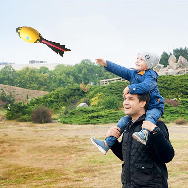 Детская атлетика, игрушка для бросания ракеты на открытом воздухе