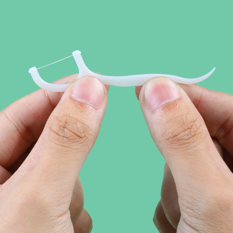 YS00111--100PCS  tooth strip, deep clean floss, oral care, portable sanitary floss, daily travel