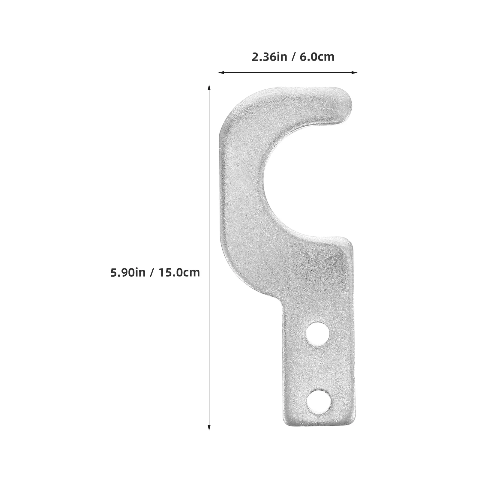 2pcs Scaffold Board Safety Hooks Heavy Duty Secure Clamps Support Brackets Locking Design Quick Install Wear Resistant Universal