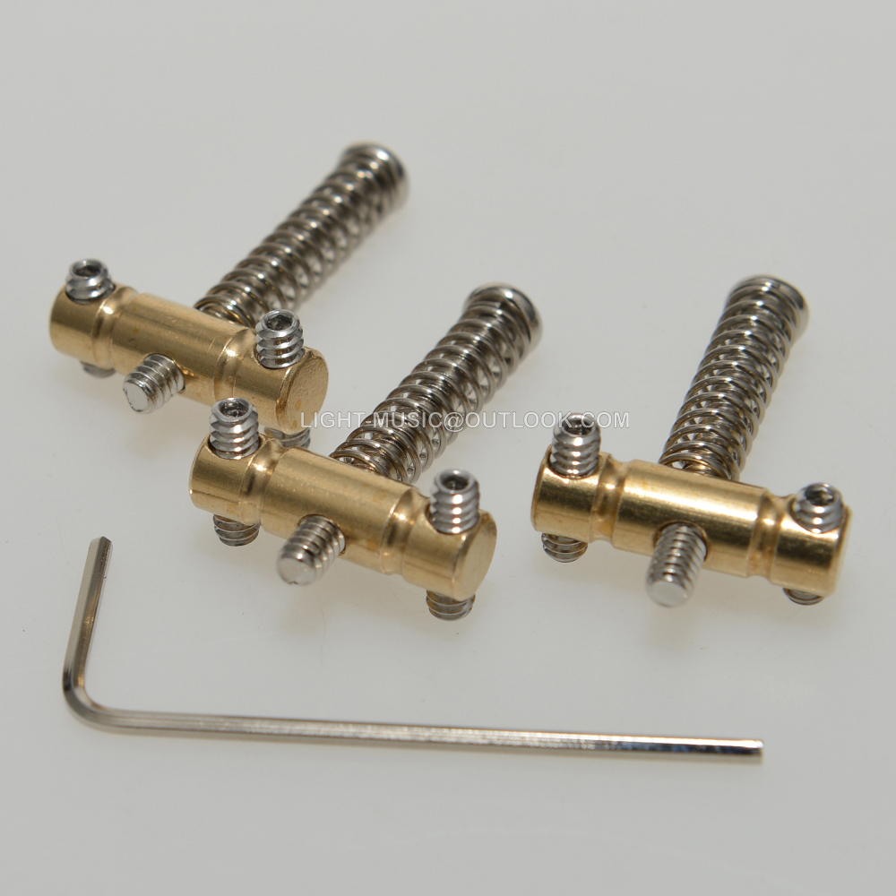 3 Chiếc Đàn Guitar Cầu Yên Ngựa Trong Giai Điệu Cao Gót Bù Đắp Đàn Guitar Cầu Yên Ngựa Chất Liệu Đồng Thau Cho Ống Kính Tele Đàn Guitar Thay Thế