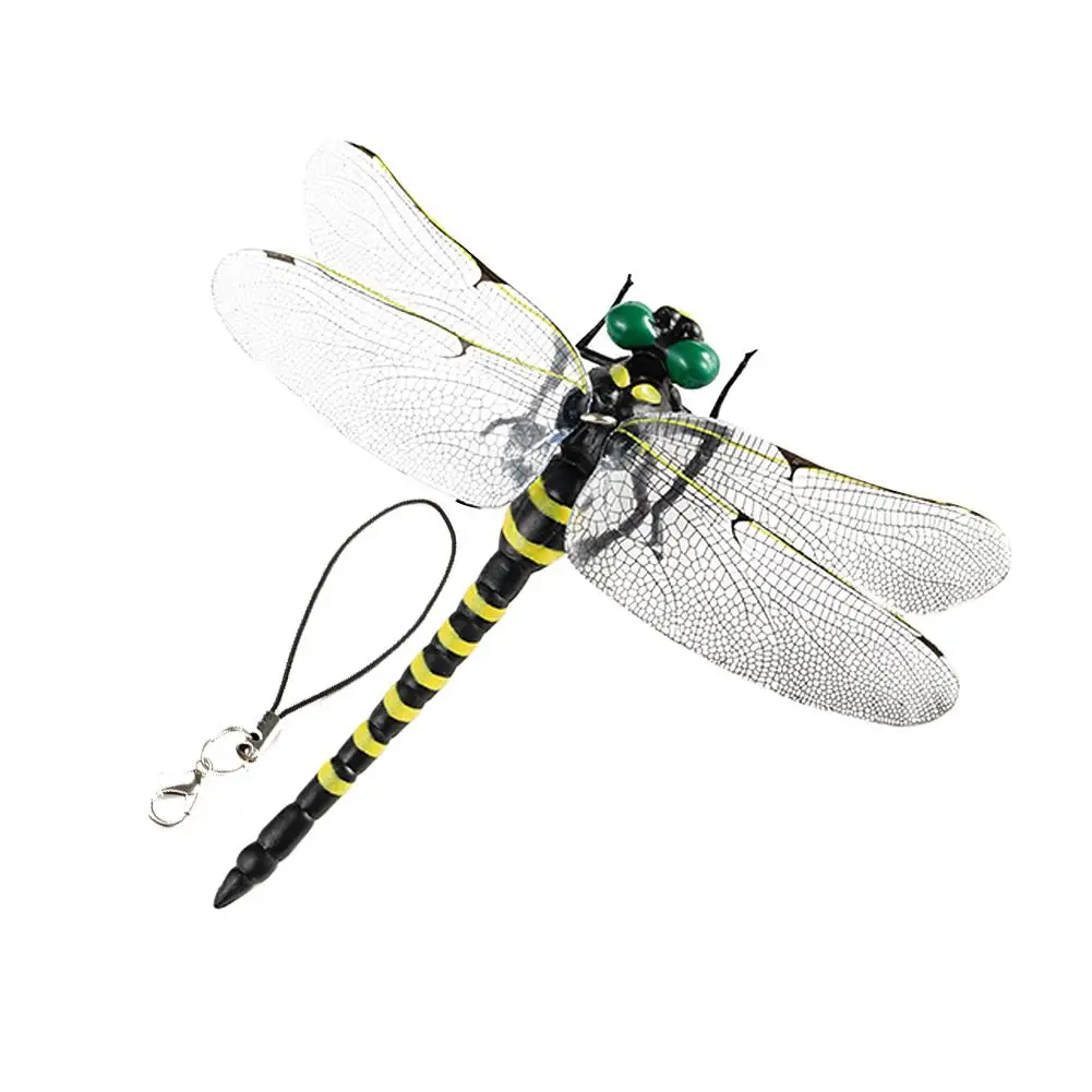 12cm simulación libélula repelente de mosquitos al aire libre insecto modelo jardín adornos colgantes