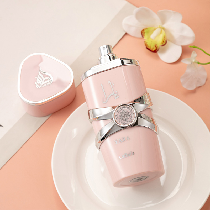 100 ml rosa arabische Parfüme, Blumenduft, anhaltender Duft, Pheromon, Eau de Parfum, für Männer und Frauen, hochwertiges Geschenk, Balminess Deodorants