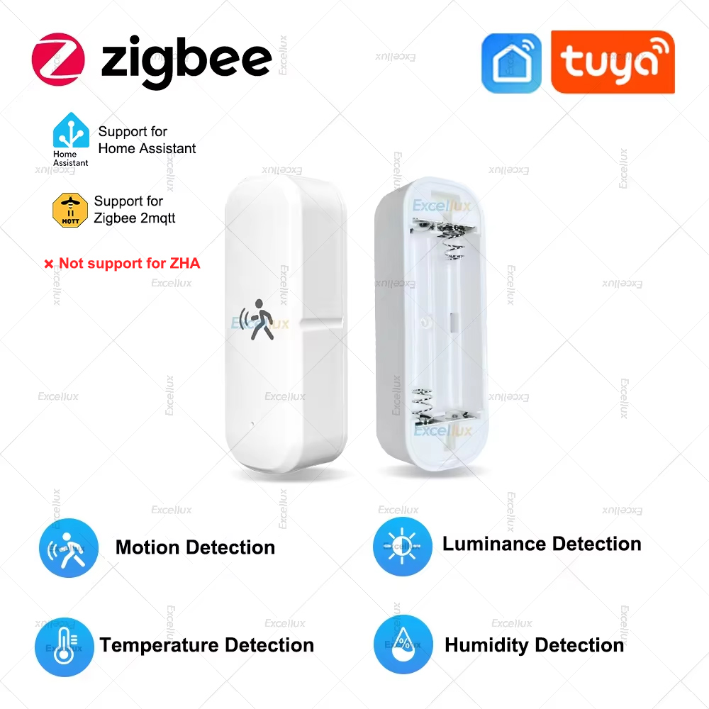 Радар Tuya Zigbee 10G MmWave, датчик движения человека с датчиком температуры и влажности подсветки, работает со шлюзом, домашний помощник