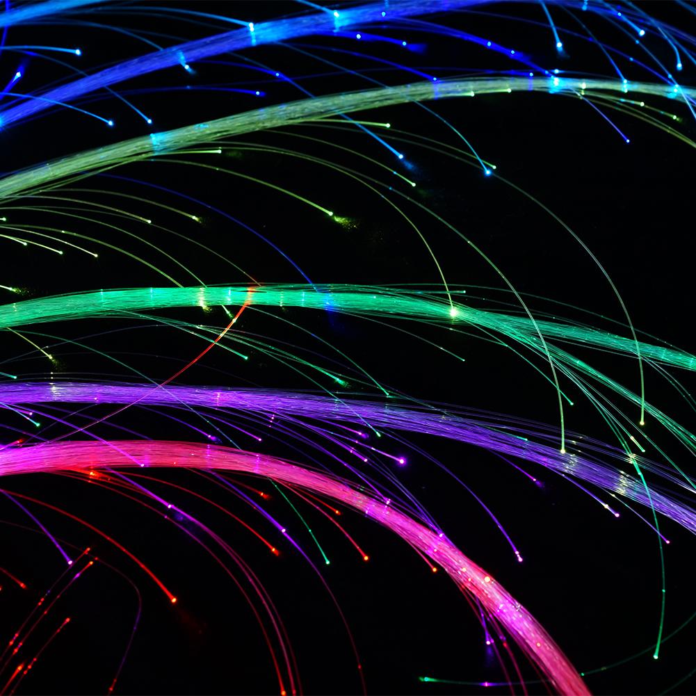 360° LED Fiber Optic WhipSwivel Super Bright Optical Hand Rope Light-up Pixel Whip Flow Toy Dance Party Show For Party