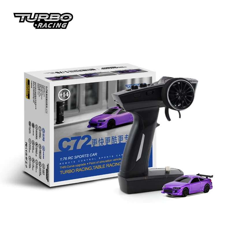 Turbo Đua 1:76 C64 C73 C72 C71 C74 Trôi Dạt, Tỷ Với Con Quay Hồi Chuyển Đài Phát Thanh Toàn Tỷ Lệ Thuận Với Đồ Chơi Điều Khiển Từ Xa RTR Bộ