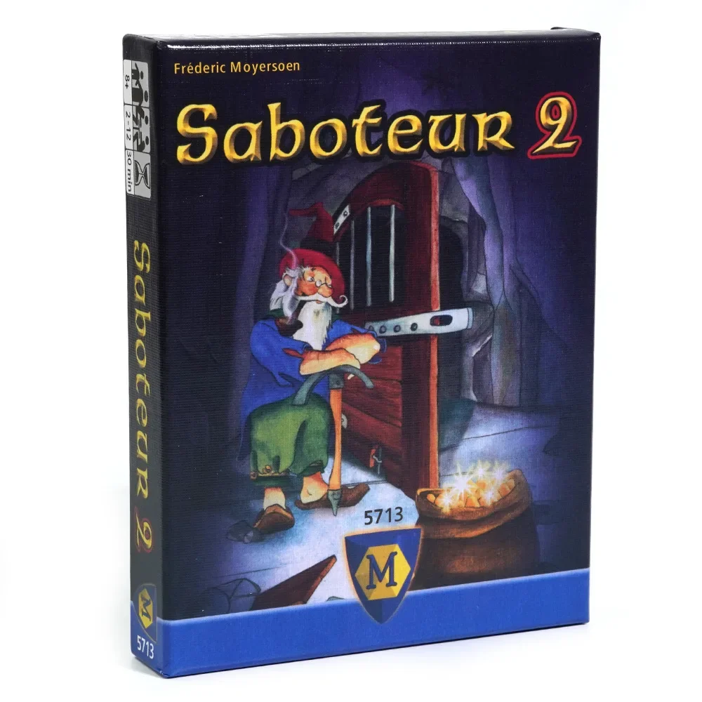 ภาษาอังกฤษ Saboteur Board การ์ดเกมตารางเกมกระดานตลกการ์ดเกมสําหรับครอบครัว Party Dwarf Gold Mine ขุด Miner Board เกม