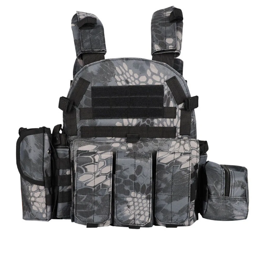 Männer Nylon Taktische Weste Outdoor CS Körper Rüstung Jagd Männer Kampf Camo Militär Armee Weste Träger Airsoft Zubehör