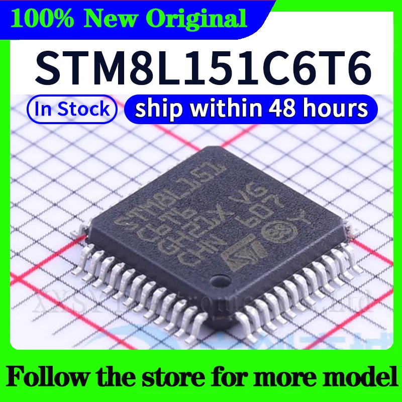 STM8L151C8T6 STM8L151C6T6 STM8L151K6T6 STM8L151K4T6 STM8L151G6U6 STM8L151C8U6 STM8L151R6T6 STM8L151R8T6 In stock 48 hours ship