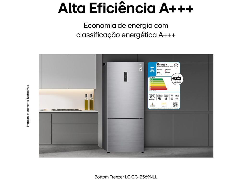 Geladeira/Refrigerador LG Frost Free Smart Inverse - 110V