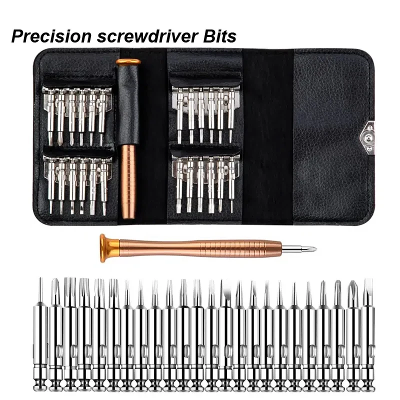 Juego de puntas de destornillador Torx 25 en 1, herramientas manuales, Kit de destornilladores, juego de destornilladores para herramientas de reparación de teléfonos móviles Xiaomi