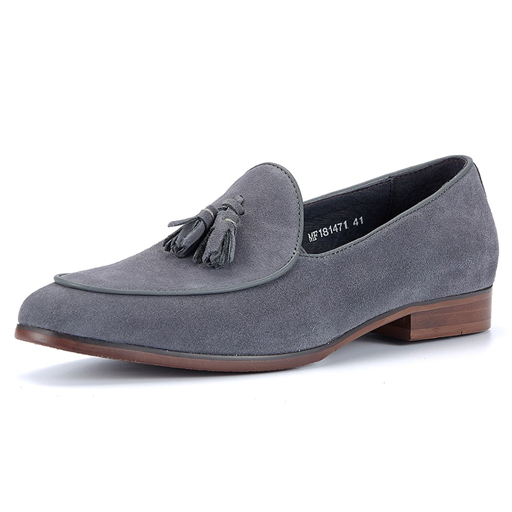 Sepatu mokasin sol lembut Terbaru kulit Suede Fashion baru sepatu flat kulit sapi kelas atas sepatu pesta kasual untuk mengemudi sepatu Gaun perahu