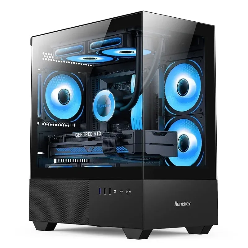 G45 Desktop computer I3 12100F 16GB RAM RX580 8GB DDR5 Quad core win11 PC Desktop Computer host Office and household use Gaming