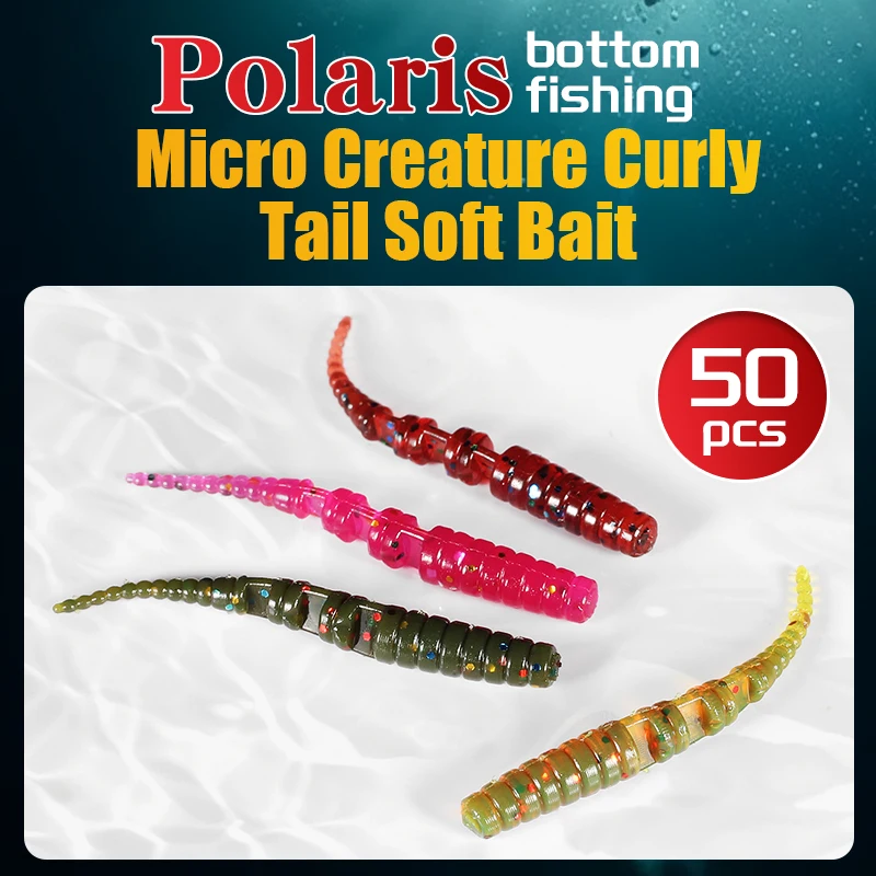 Supercontinent 3 cm/50 Uds Señuelos de Pesca Polaris cebo Artificial suave aparejos depredadores Polaris hundimiento señuelo Pesca Pesca barata