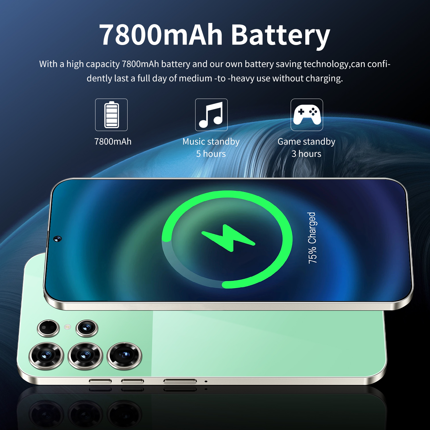 Original S26 Ultra Global Version Smartphone Snapdragon8 Gen3 16G+1TB 7800mAh 78+108MP 4/5G Network Android Phone Unlocked