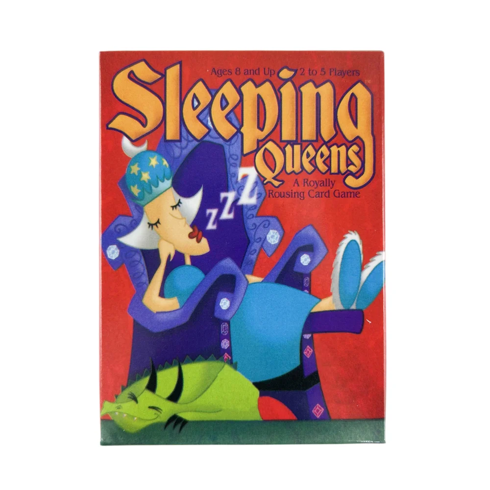 Sleeping Queens เกมกระดานการ์ดของขวัญครอบครัว Wake Up Queen เกมกลยุทธ์สนุกการ์ดเกมเด็ก