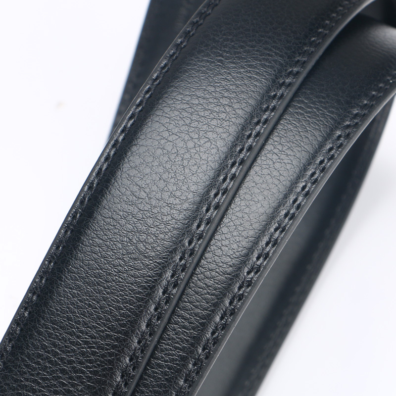 130 140 150 160 170cm Large Plus Size Belt Straps No Buckle for Automatic Buckle Genuine Leather Belts Men No Buckle 3.5cm Wide