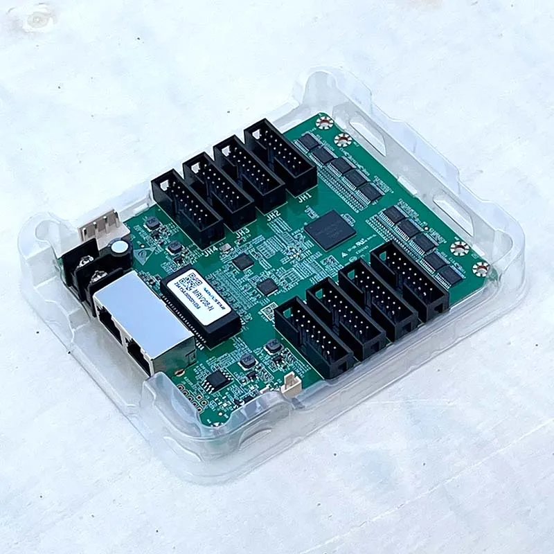 Novastar MRV208-N Full Color Large LED Video Screen Receiving Card Cassette 8 HUB75E Ports Interface 256x256 Pixels Controller