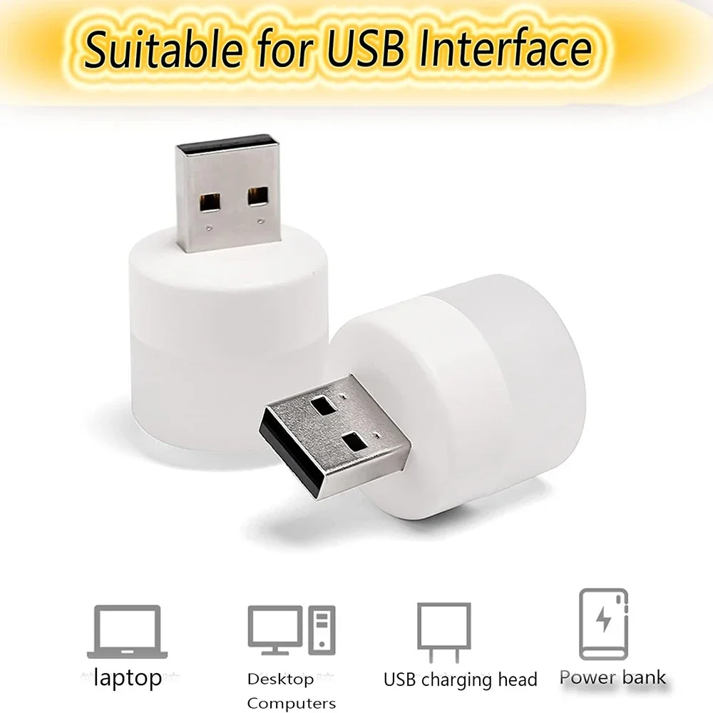 미니 USB 빛 LED 밤 테이블 램프 조명 룸 플러그 책 독서 장식 항목 따뜻한 흰색 눈 보호 도매 침실