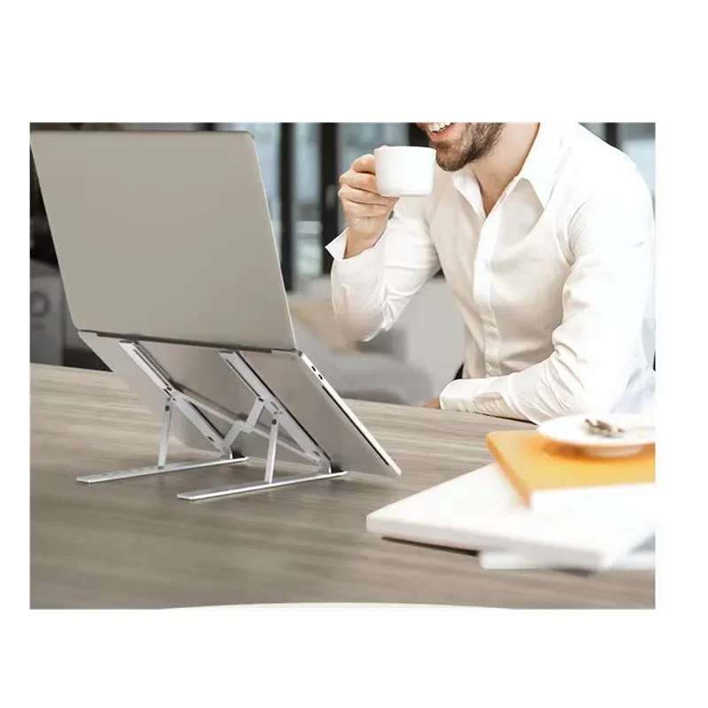 Soporte plegable para ordenador portátil W, soporte ajustable para portátil, Base de soporte ABS para Macbook Air Pro, accesorios prácticos