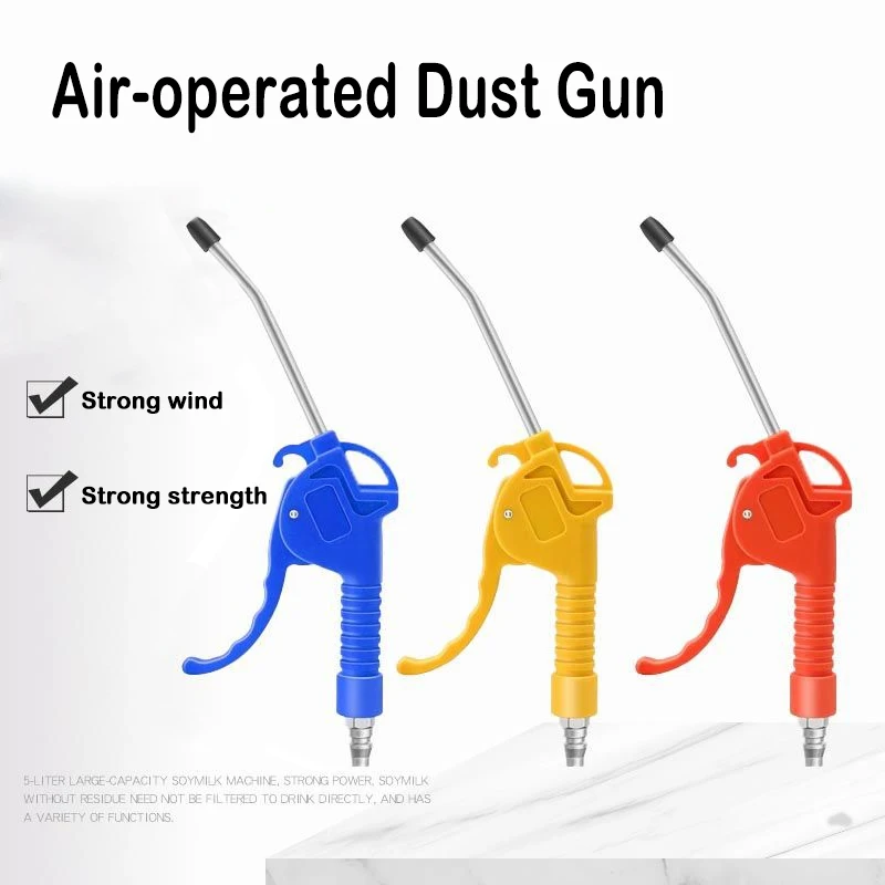 Hogedruk Stof Blazen Pistool Pneumatische Hardware Tool Stofverwijdering Pistool Blazende Lucht Roet Blazen Pistool Luchtpomp Uitgebreide Nozzles