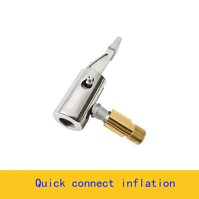 Bomba inflable portátil para neumático de coche, compresor de mandril de aire, inflador de neumáticos, mandril de neumático con conector de púa para reparación de mangueras