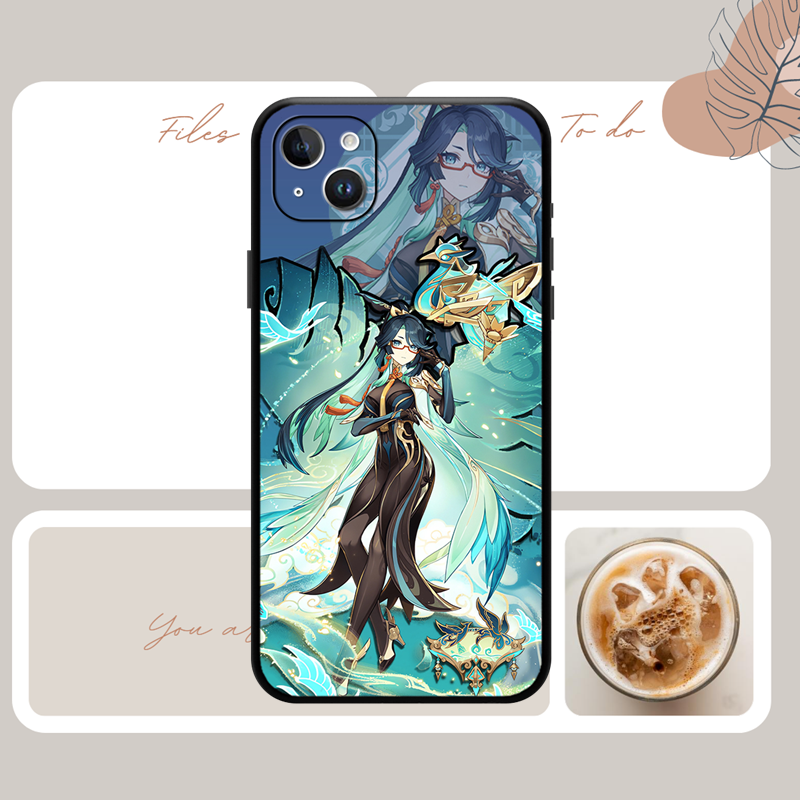 เคสโทรศัพท์ Xianyun genshin impact anemo 5ดาวสำหรับ iPhone 15 14 13 11 PRO MAX MINI xsmax SE3 2 7 8 PLUS