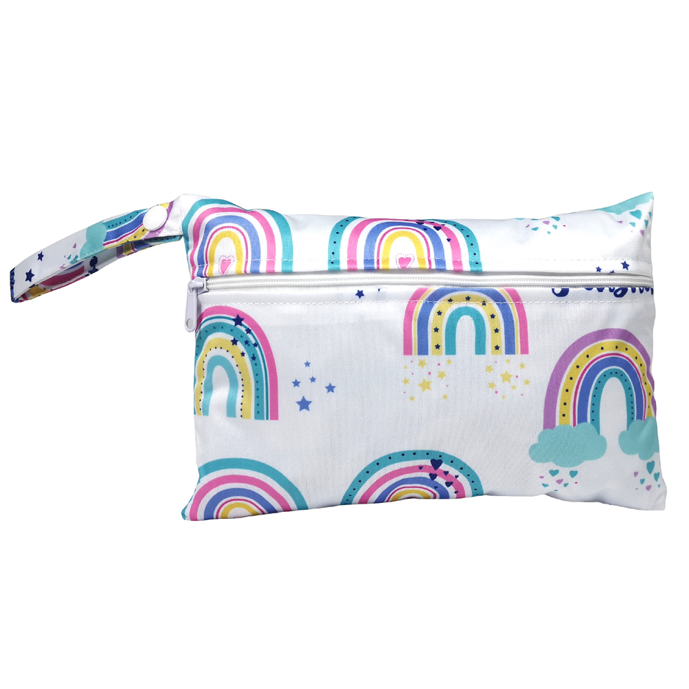 35 รูปแบบใหม่ขนาด: 15*22.5 ซม.Wetbags ล้างทําความสะอาดได้ผ้าอ้อมผ้า Nappies กระเป๋ากันน้ํากีฬา Travel Carry กระเป๋า