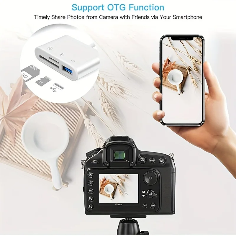 Type C Adapter TF CF SD Memory Card Reader OTG Writer Compact Flash USB-C for IPad Pro Huawei Macbook Samsung Xiaomi Cardreader