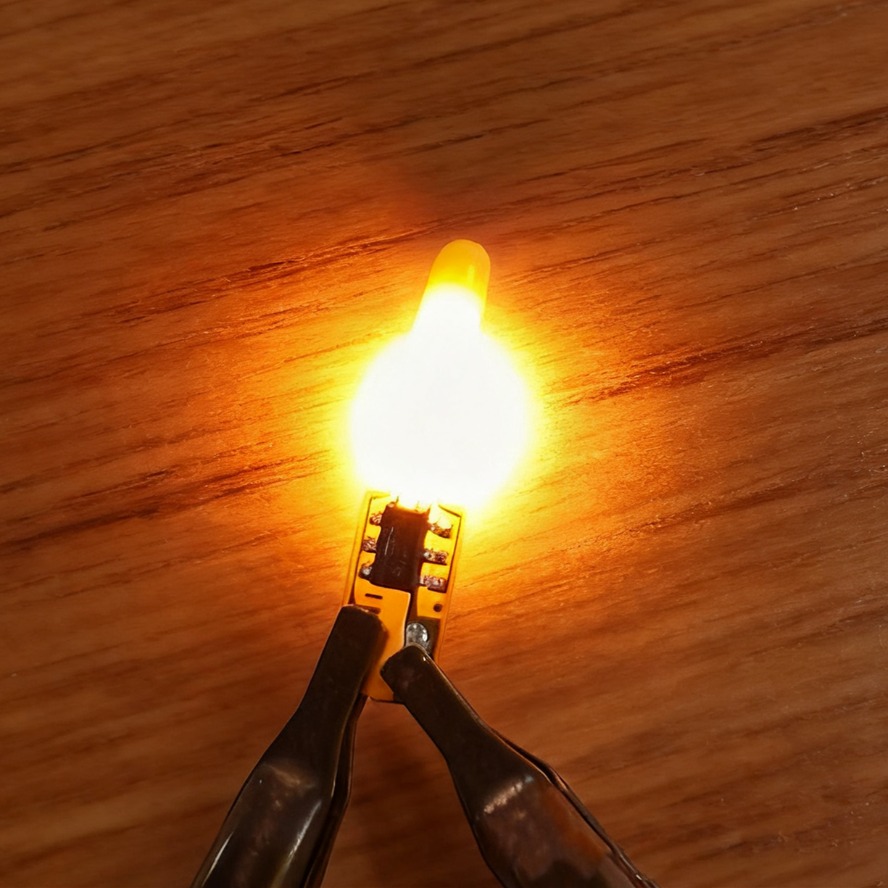 1~10PCS 3V Led Flash Flame Candles Edison Bulb LED Filament 1800K COB Diode Birthday Party Decoration Light Bulb Accessories