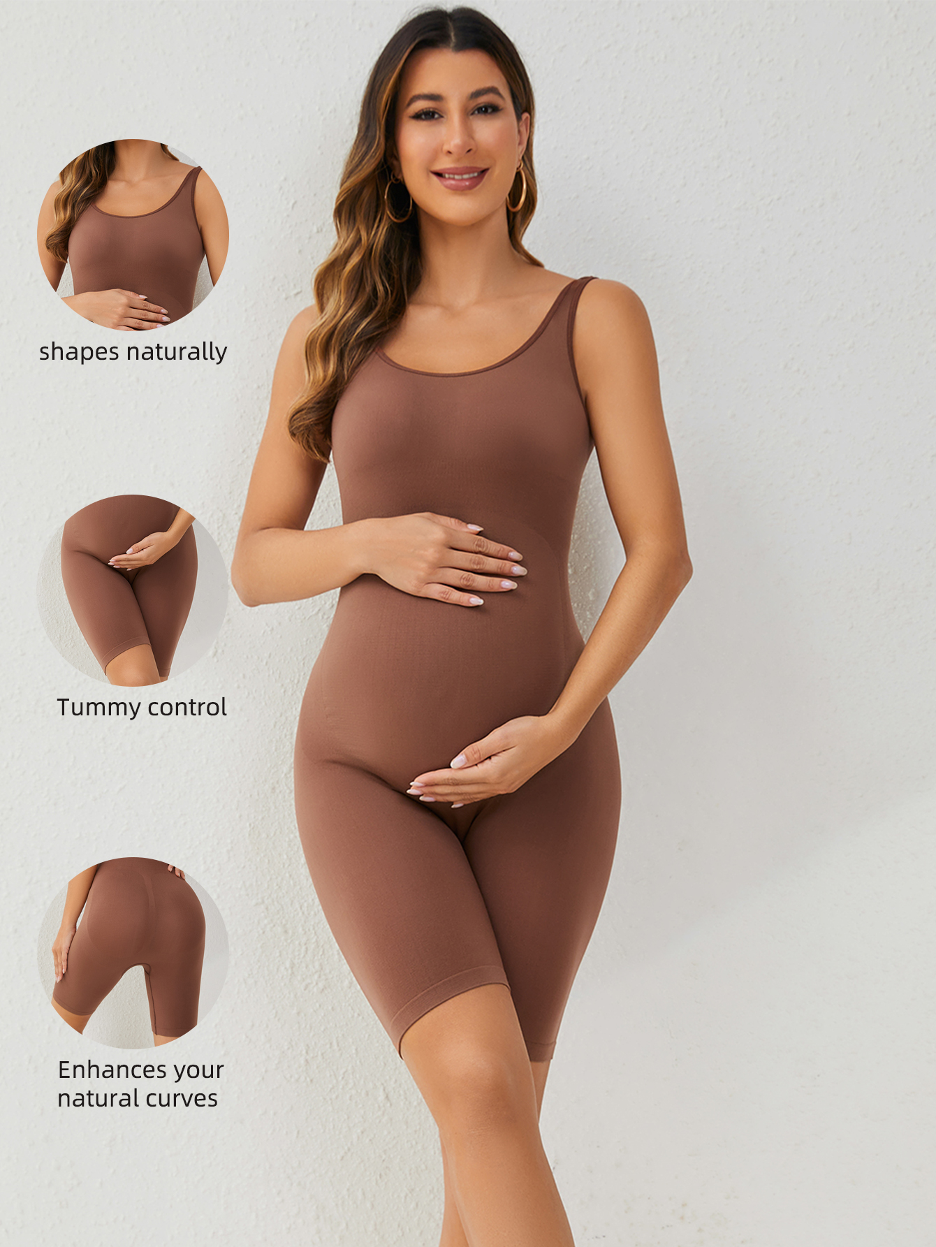 กางเกงในเอวสูงยกกระชับก้นกางเกงในกระชับรูปร่าง terapi MAGNET ไร้รอยต่อลายกราฟีน