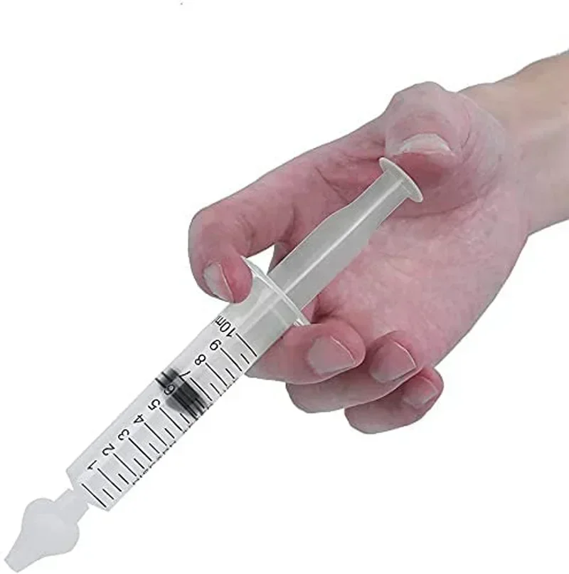 Irrigador de lavado Nasal para niños, aspirador Nasal de silicona para bebés, jeringa, limpiador de nariz para bebés, lavadora Nasal para rinitis reutilizable